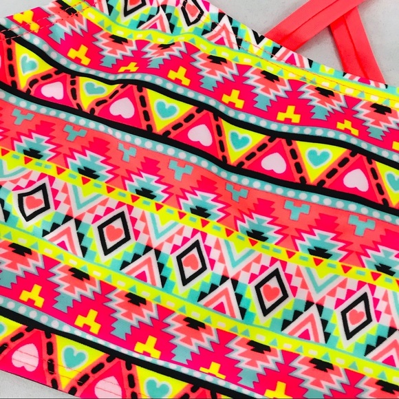 {Wonder Nation} Chevron print two piece swim suit - Picture 2 of 5